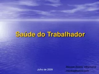 sa de do trabalhador
