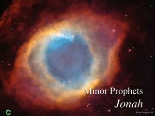 Minor Prophets Jonah