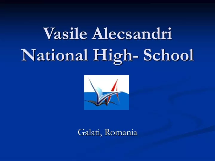 vasile alecsandri national high school