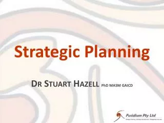 Strategic Planning