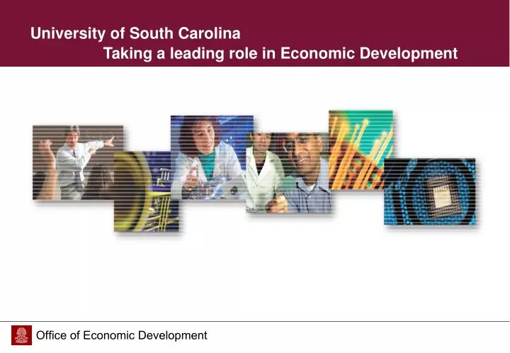 university of south carolina taking a leading role in economic development