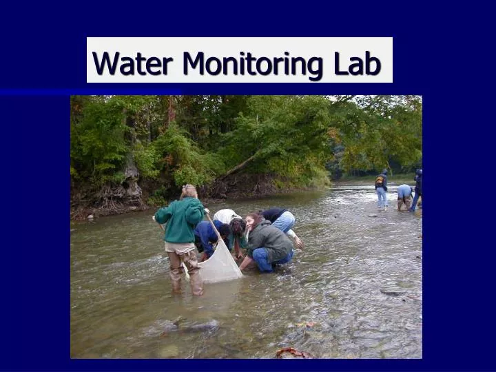 water monitoring lab