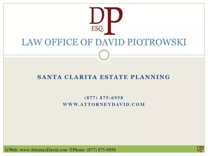 law office of david piotrowski