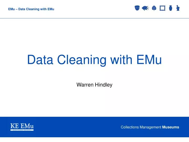 data cleaning with emu
