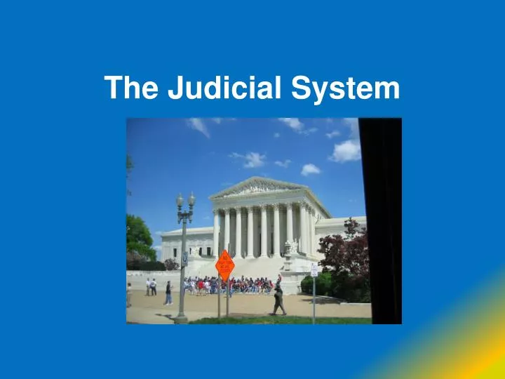 the judicial system