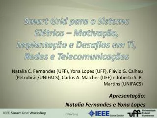 smart grid para o sistema el trico motiva o implanta o e desafios em ti redes e telecomunica es