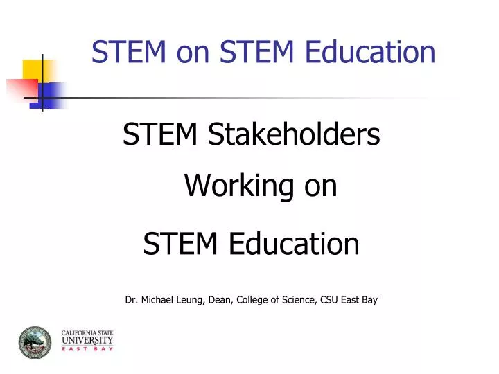 stem on stem education