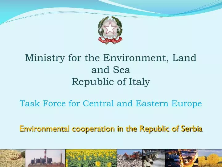 ministry for the environment land and sea republic of italy