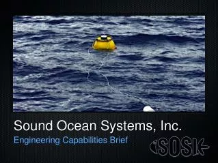 Sound Ocean Systems, Inc.