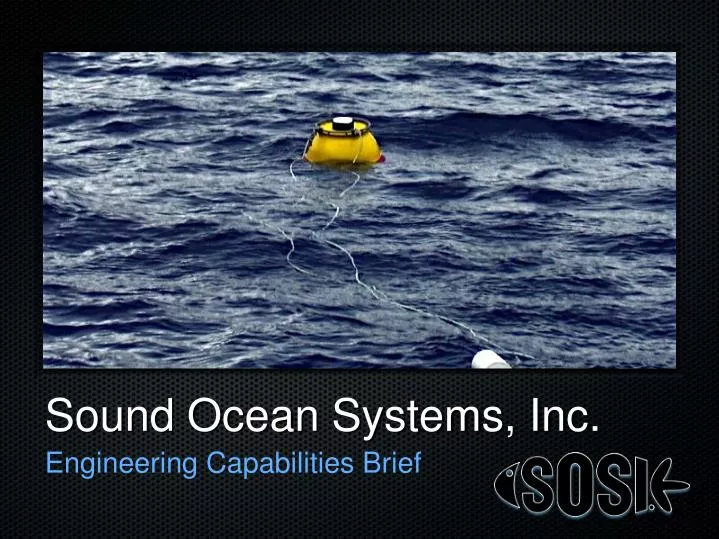 sound ocean systems inc