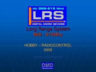 long range system 869 915mhz hobby radiocontrol 2009 avance informativo