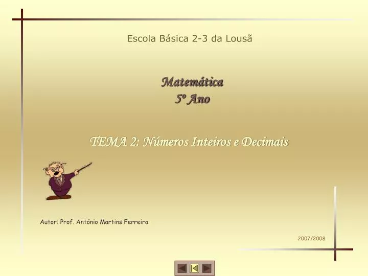 QUIZ DE MATEMÁTICA 7° ANO - Leitura e Escrita de Números Inteiros 