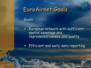 EuroAirnet Goals