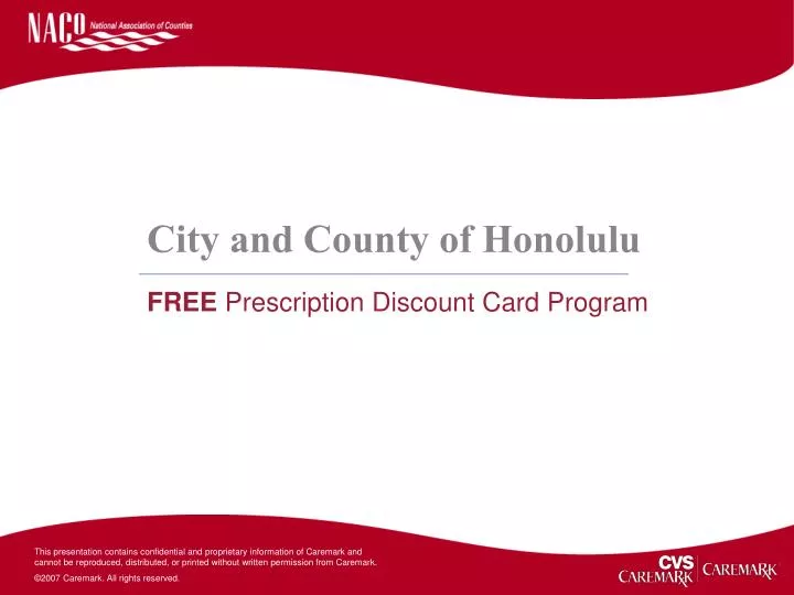 city and county of honolulu