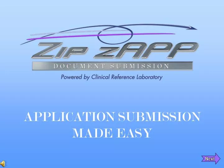 application submission made easy