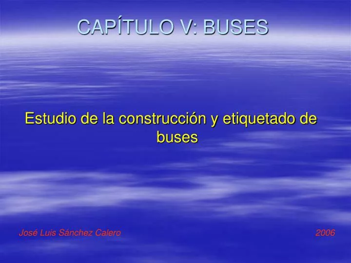 cap tulo v buses
