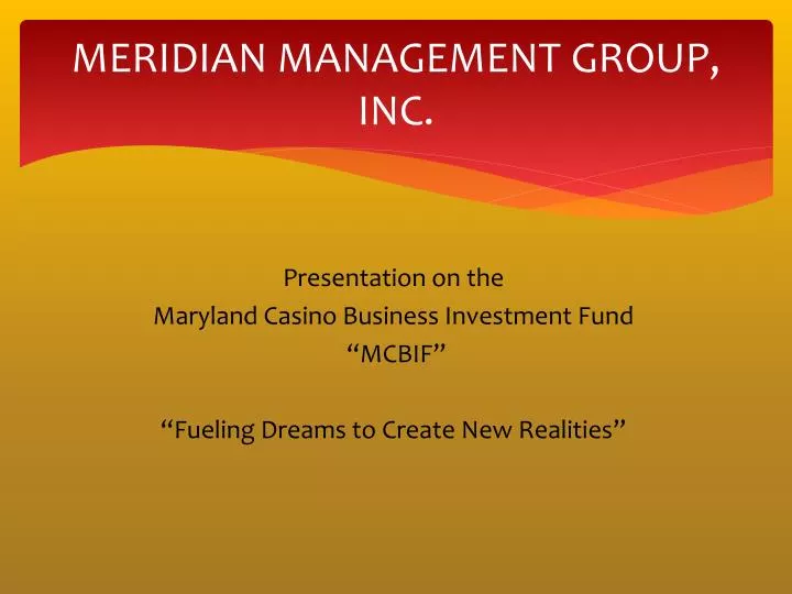 meridian management group inc
