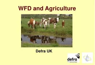 WFD and Agriculture