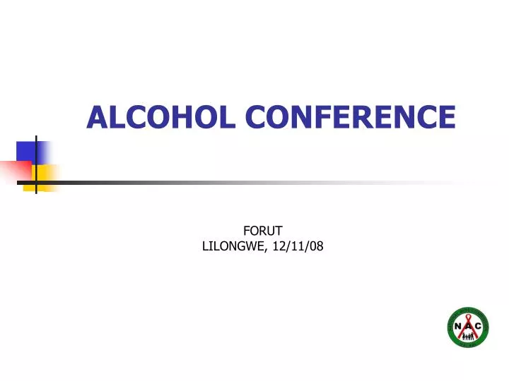 alcohol conference