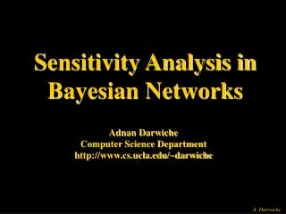 Sensitivity Analysis in Bayesian Networks