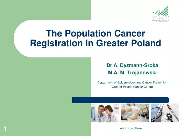 the population cancer registration in greater poland