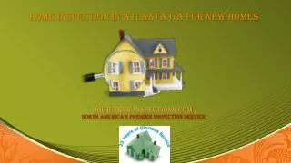 Home Inspection in Atlanta GA for New Homes