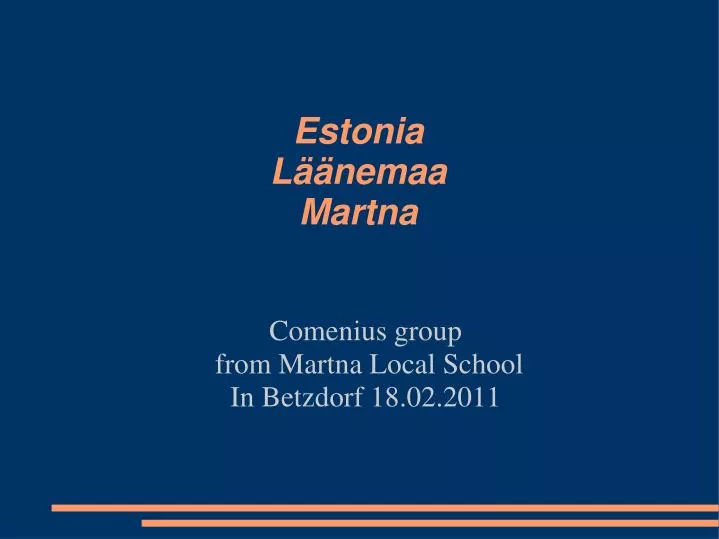 comenius group from martna local school in betzdorf 18 02 2011