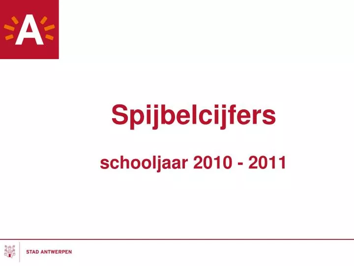 spijbelcijfers schooljaar 2010 2011
