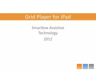 Grid Player for iPad