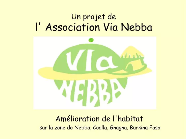 un projet de l association via nebba