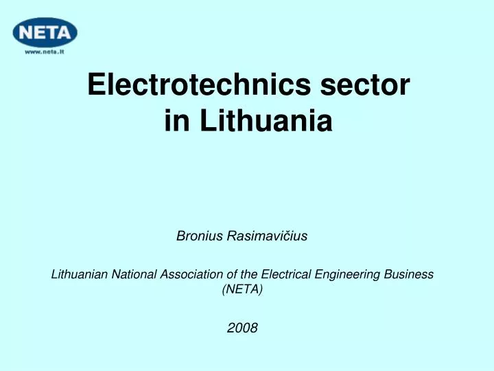 electr otechnics sector in lithuania