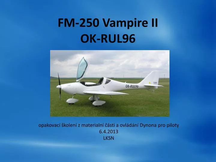 fm 250 vampire ii ok rul96