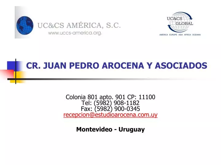 cr juan pedro arocena y asociados