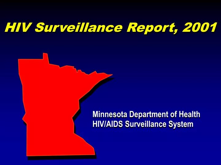 hiv surveillance report 2001