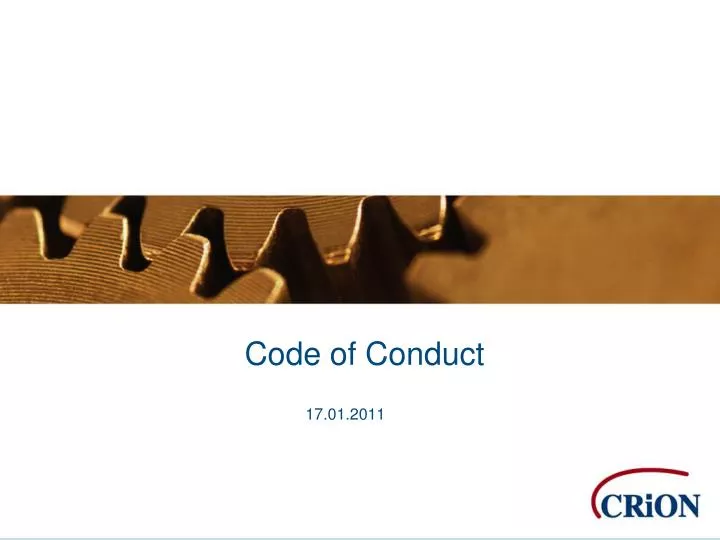 code of conduct