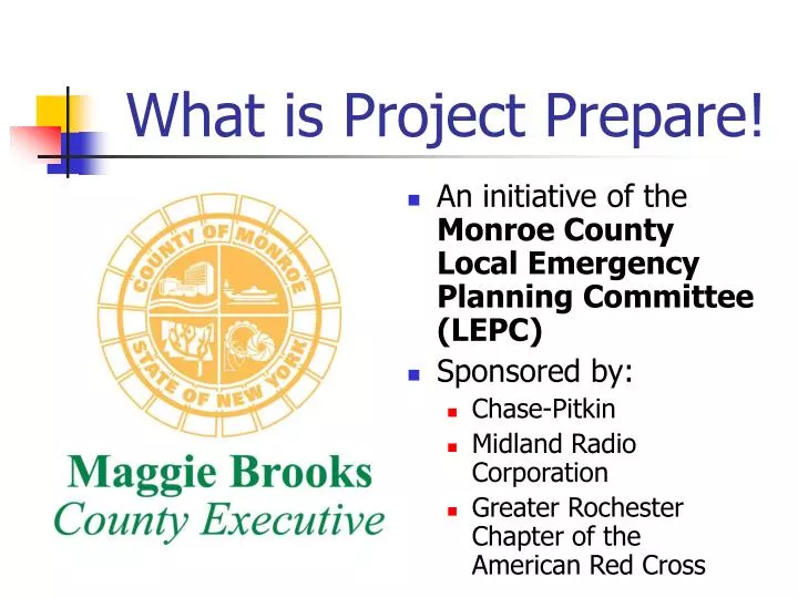 what is project prepare