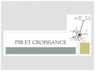 pib et croissance