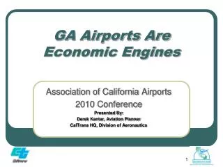 GA Airports Are Economic Engines