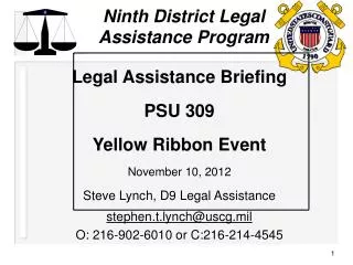 Ninth District Legal Assistance Program