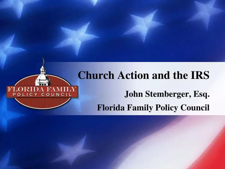 church action and the irs
