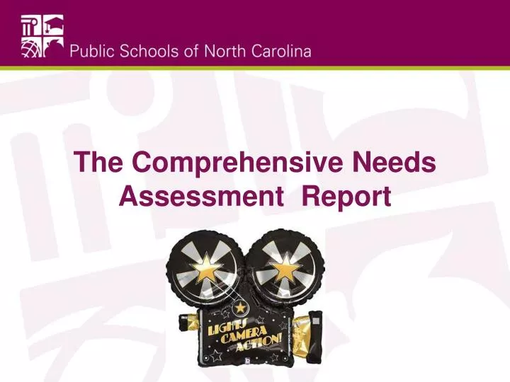 the comprehensive needs assessment report