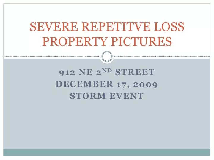 severe repetitve loss property pictures