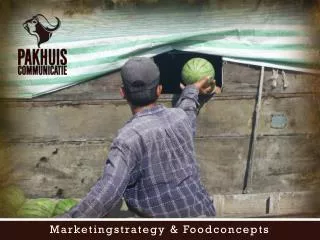 Marketingstrategy &amp; Foodconcepts