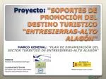 “SOPORTE DE PROMOCIÓN DEL DESTINO” - slide 1
