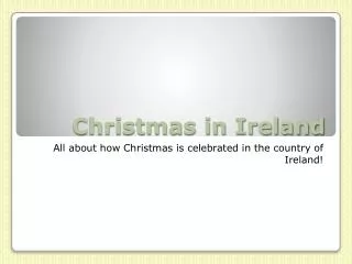 Christmas in Ireland