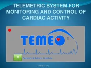 TELEMETRIC SYSTEM FOR MONITORING AND CONTROL OF CARDIAC ACTIVITY