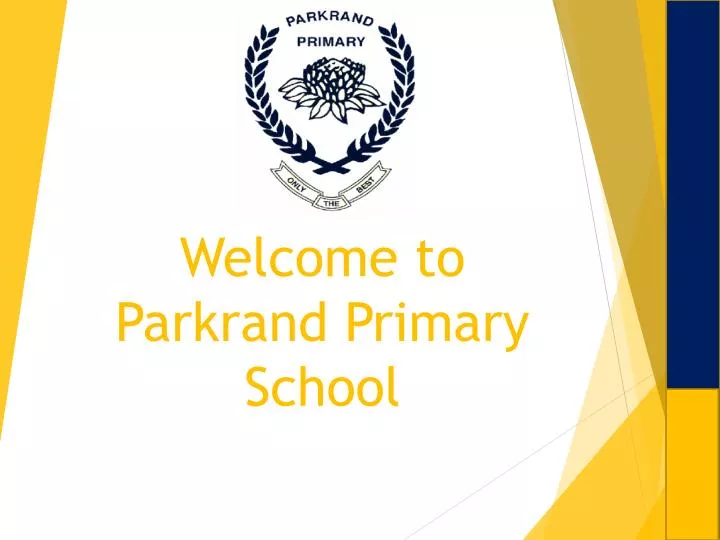 welcome to parkrand primary school