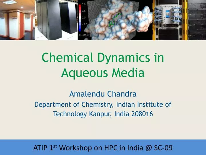 chemical dynamics in aqueous media