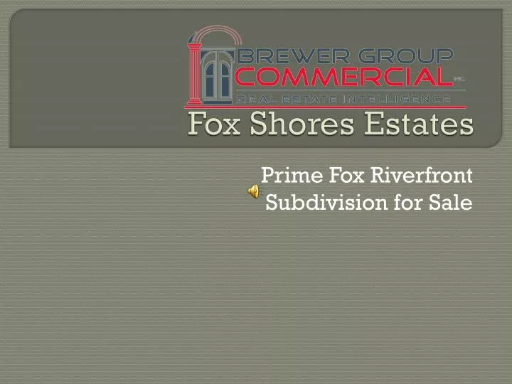 fox shores estates