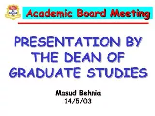 Academic Board Meeting